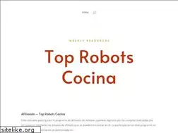 Sites similar to toprobotscocina.com