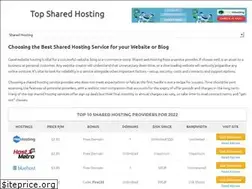 Sites similar to topsharedhosting.org