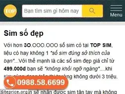 Sites similar to topsim.vn
