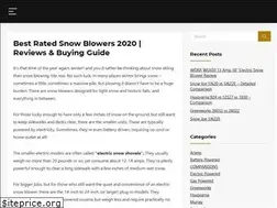 Sites similar to topsnowblowers.com