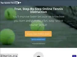 Sites similar to topspeedtennis.com