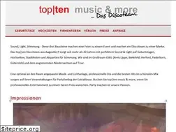 Sites similar to topten-disco.de