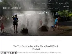Sites similar to toptendesmoines.com