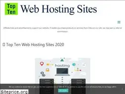 Sites similar to toptenwebhostingsites.com