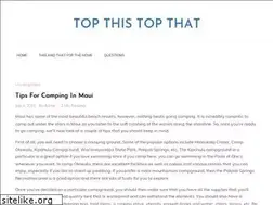 Sites similar to topthistopthat.com