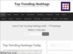 Sites similar to toptrendinghashtags.com