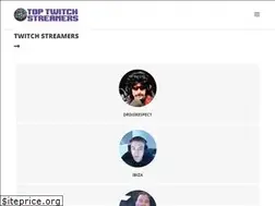 Sites similar to toptwitchstreamers.com