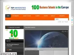 Sites similar to topuniversities.info
