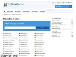 Sites similar to topweather.net