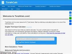 Sites similar to torahcalc.com