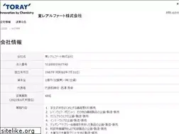 Sites similar to toray-alphart.co.jp