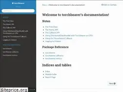 Sites similar to torchbearer.readthedocs.io