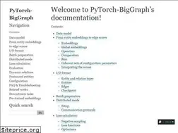 Sites similar to torchbiggraph.readthedocs.io
