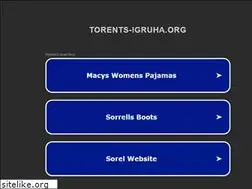 Sites similar to torents-igruha.org