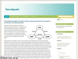 Sites similar to toreopsahl.com