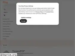 Sites similar to toriskapdf.etsy.com