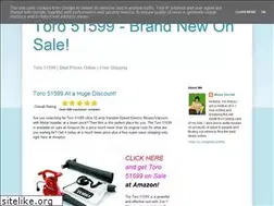 Sites similar to toro-51599-sale.blogspot.com