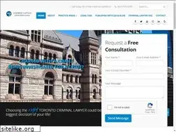 Sites similar to toronto-criminallawyer.ca