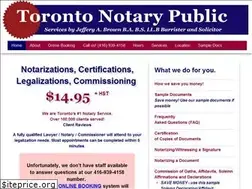 Sites similar to toronto-notary-public.com
