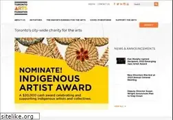 Sites similar to torontoartsfoundation.org