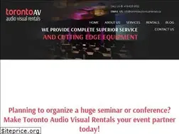 Sites similar to torontoaudiovisualrentals.ca