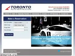 Sites similar to torontoautorentals.com