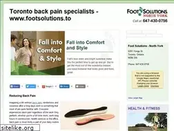 Sites similar to torontobackpain.ca