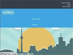 Sites similar to torontobusinesslawyers.com