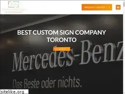 Sites similar to torontocustomsign.com