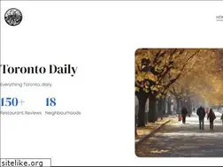 Sites similar to torontodaily.com