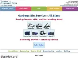 Sites similar to torontogarbagebins.net