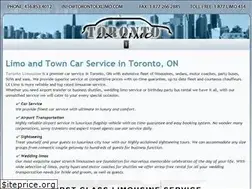Sites similar to torontolxlimo.com