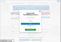 Sites similar to torontomuslims.com