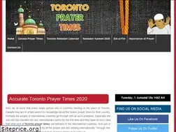 Sites similar to torontoprayertimes.com