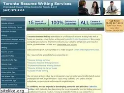 Sites similar to torontoresumewriting.com