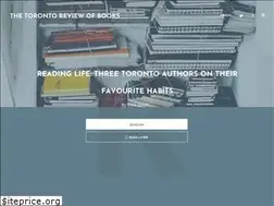 Sites similar to torontoreviewofbooks.com