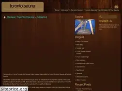 Sites similar to torontosauna.wordpress.com