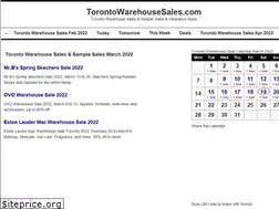 Sites similar to torontowarehousesales.com
