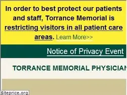 Sites similar to torrancememorial.org