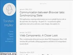 Sites similar to torsten-muller.dev