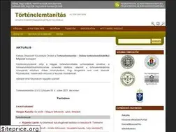 Sites similar to tortenelemtanitas.hu