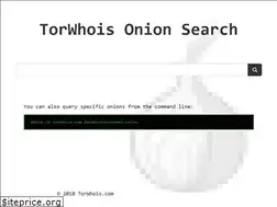 Sites similar to torwhois.com
