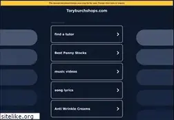 Sites similar to toryburchshops.com