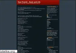 Sites similar to tose-proeski-music.blogspot.com