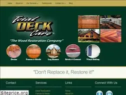 Sites similar to total-deck-care.com