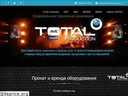 Sites similar to total-production.ru