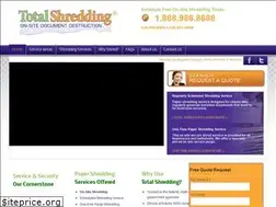 Sites similar to total-shredding.com