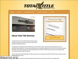 Sites similar to total-title.com