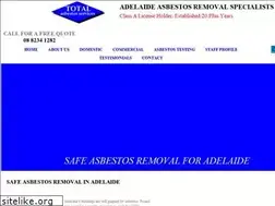 Sites similar to totalasbestos.com.au