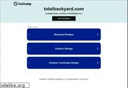 Sites similar to totalbackyard.com